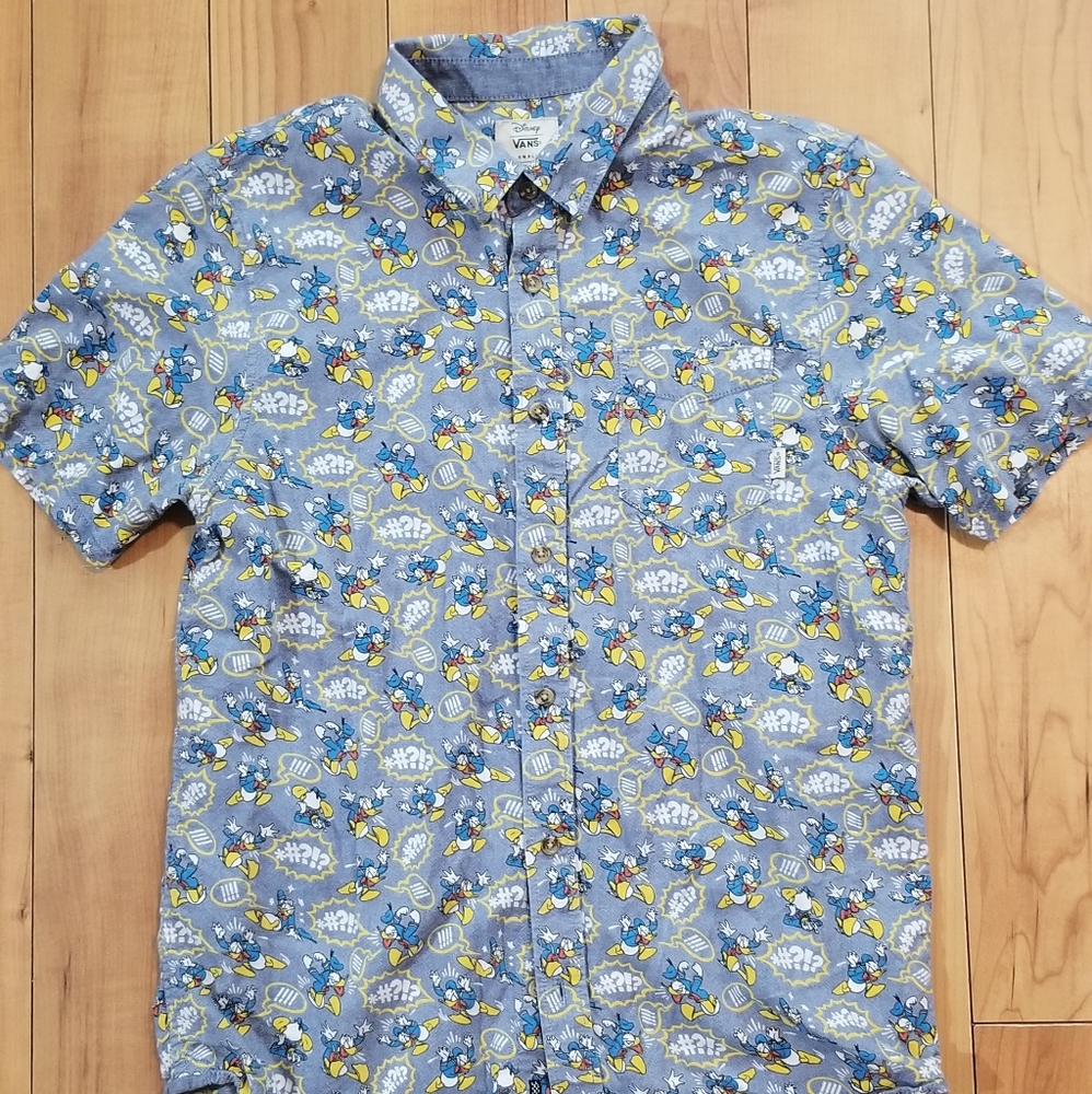 Disney x vans Donald duck shirt